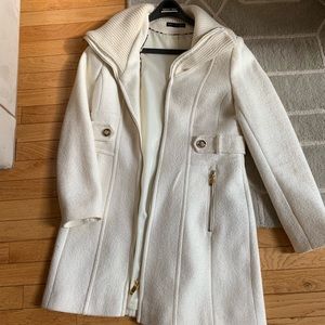 Via Spiga, white winter coat, size 10